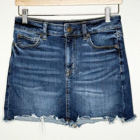 American Eagle Outfitters High Rise Mini Denim Skirt - US Women’s 4 - Picture 1 of 6